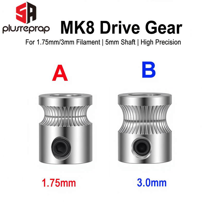 Direct Drive Extruder - 1 Buah MK8 Drive Gear untuk