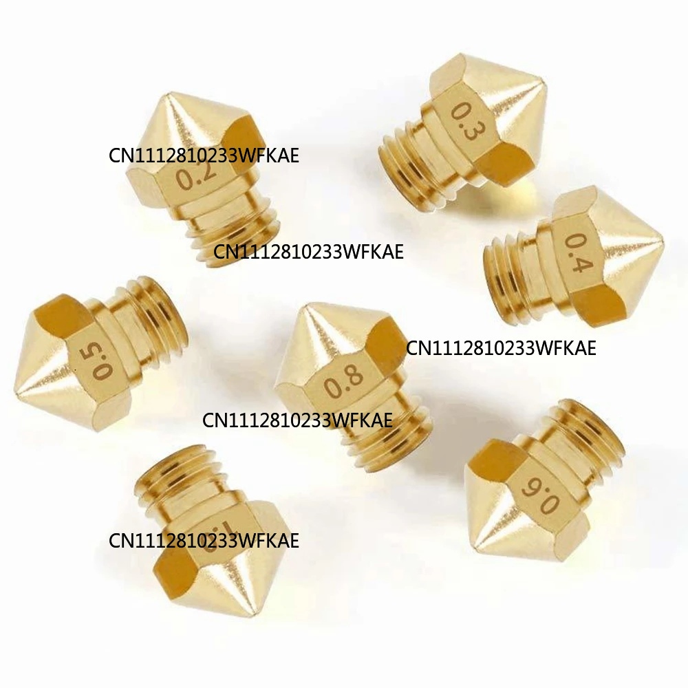 Printer Nozzle - 5 buah Nozzle Extruder MK10 M6
