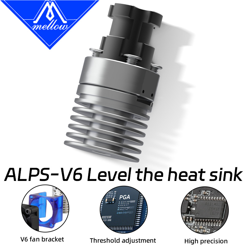 Direct Drive Extruder - Mellow ALPS-V6 Heatsink Probe Nosel Leveling
