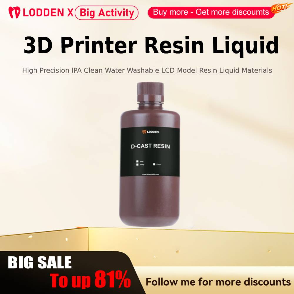 Resin Printer - Lodden 3D Printer Cairan Resin 385/405nm