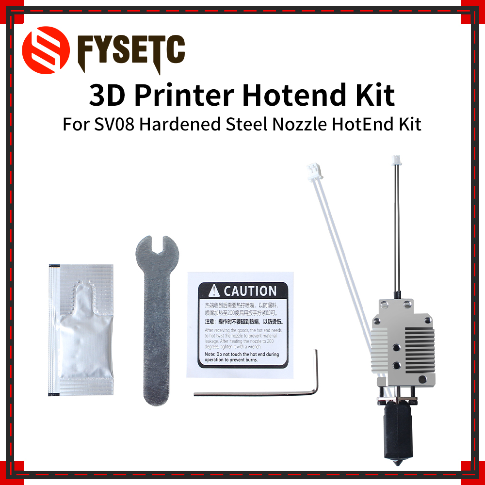 Hotend 0.4Mm - Untuk SV08 Kit HotEnd Nosel Baja