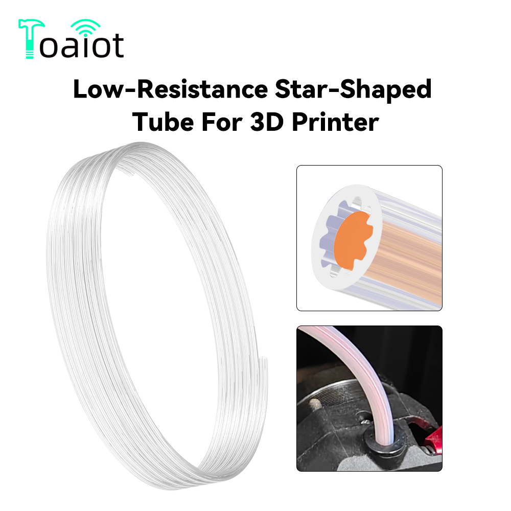 Direct Drive Extruder - Tabung PTFE Berbentuk Bintang Resistansi Rendah