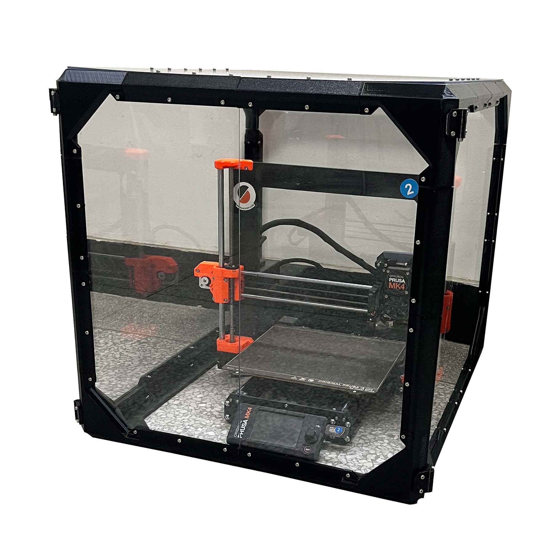Enclosure 3D Printer - Blurolls Prusa MK3S MK4 panel PC