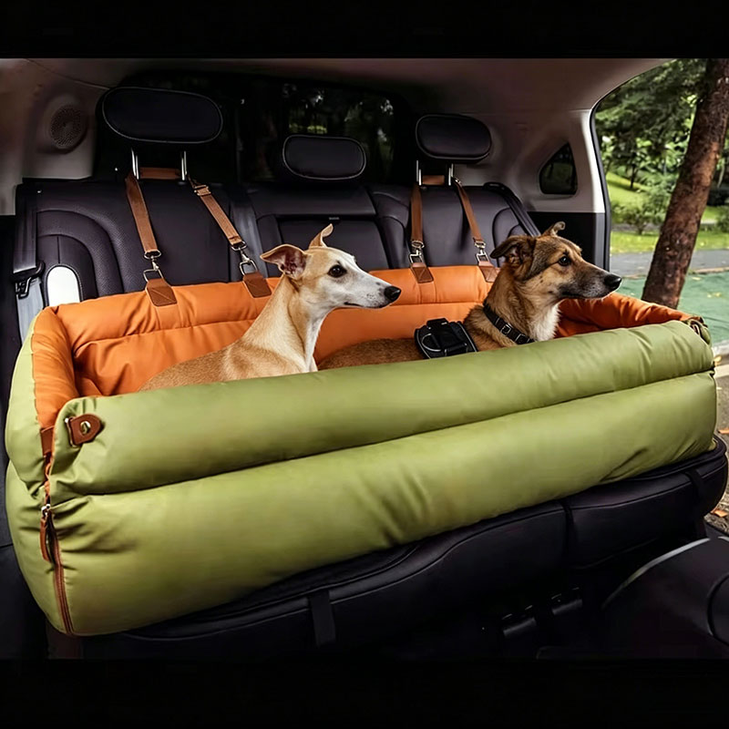Carriage Bed - Kursi Mobil Anjing Kulit Imitasi Tahan