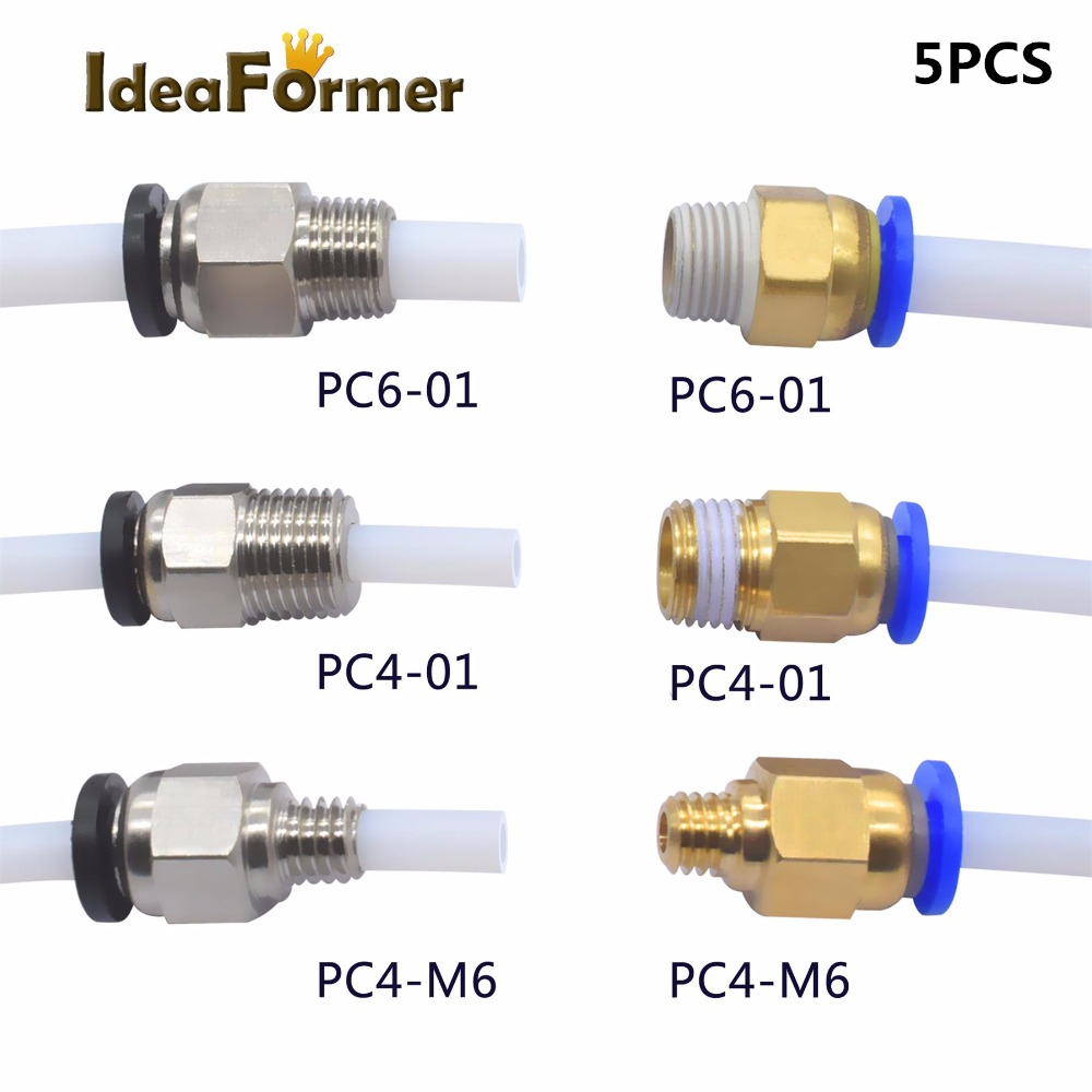 Filament 1.75 - 5 Buah Cepat Fitting PC4-01 PC6-01