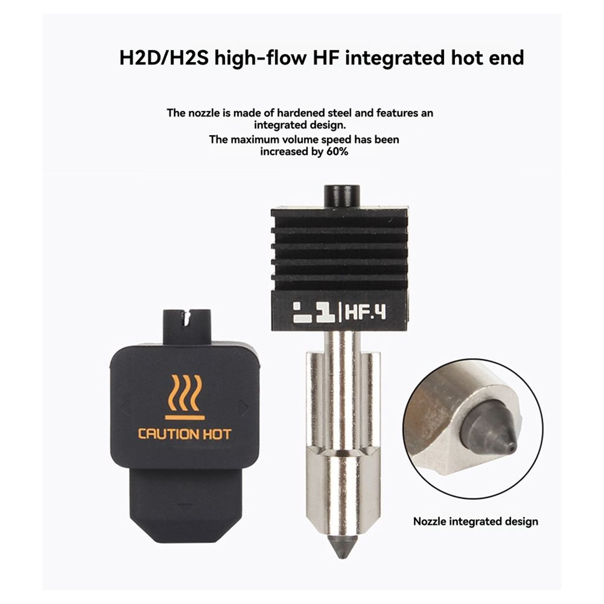 Hotend 0.4Mm - A64I untuk Kit Hotend H2D H2S