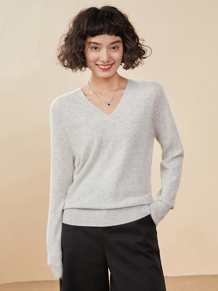 Sweater Kasmir V-Neck untuk Wa - Resin Vat ulasan dan harga
