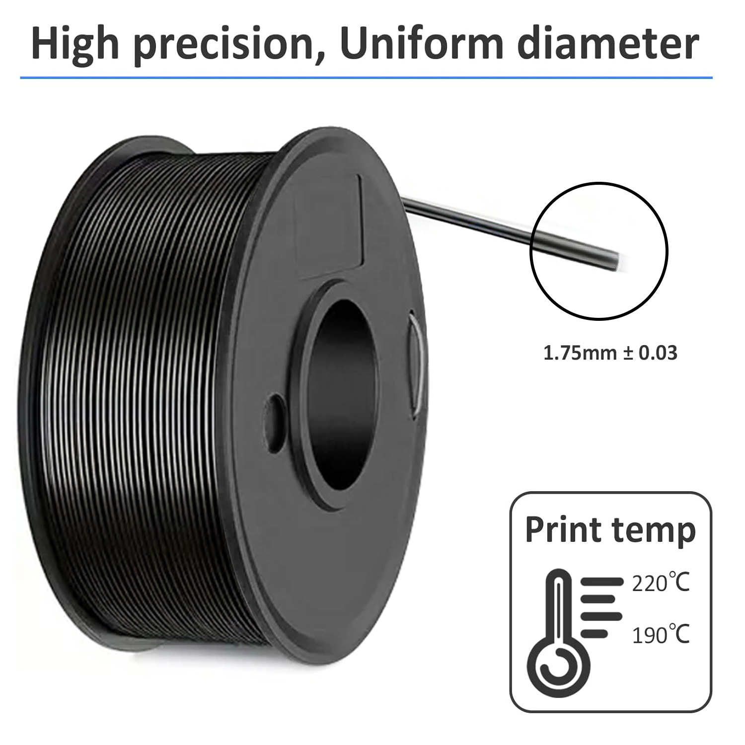 Filamen Cetak 3D PLA 250g Panj - Filament 1.75 ulasan dan harga