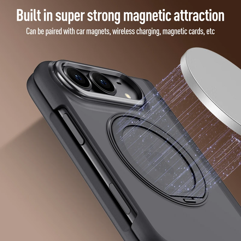 Casing Ponsel dengan Braket Ma - Glass Bed ulasan dan harga