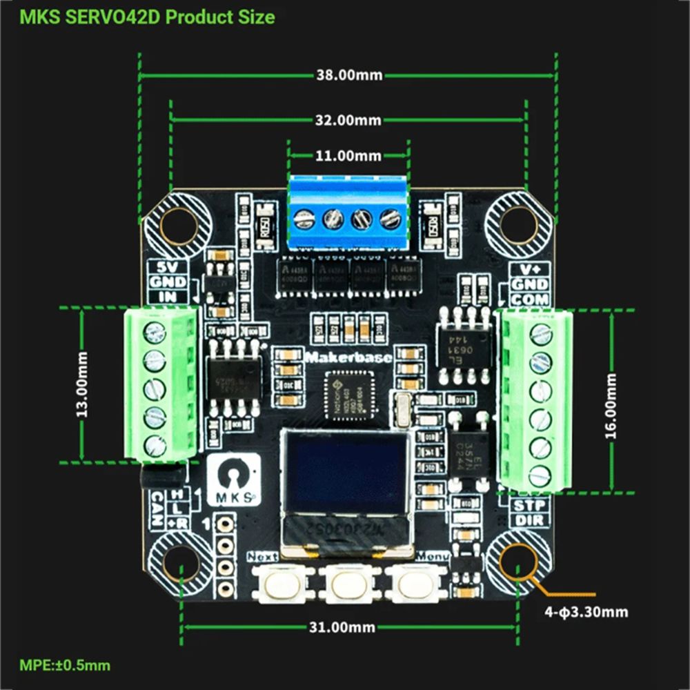 [AC18 Digital]/SERVO42D 40 CAN - Closed Loop Stepper Motor Nema 17 ulasan dan harga
