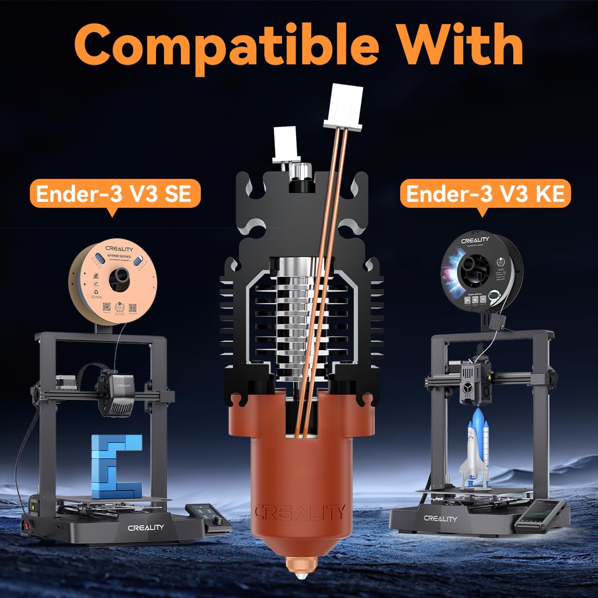 Creality Ender-3 V3 SE/KE Hote - High Flow Ceramic Hotend ulasan dan harga