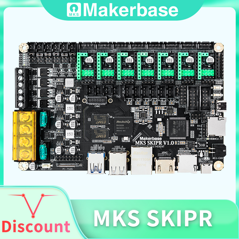 Makerbase MKS SKIPR, papan kon - Mks Sgen ulasan dan harga