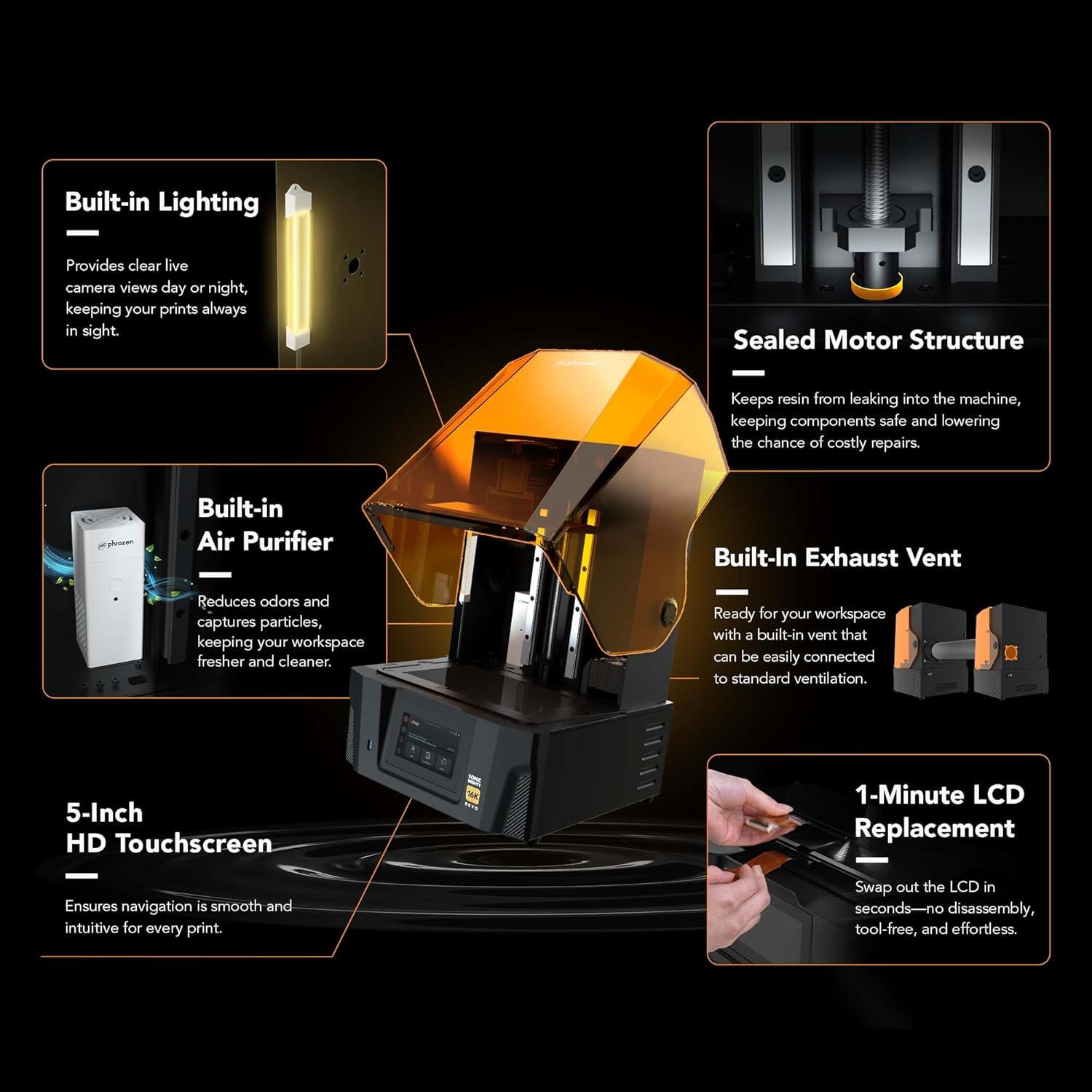 Printer 3D Resin LCD Phrozen S - Corexy 3D Printer Kit ulasan dan harga