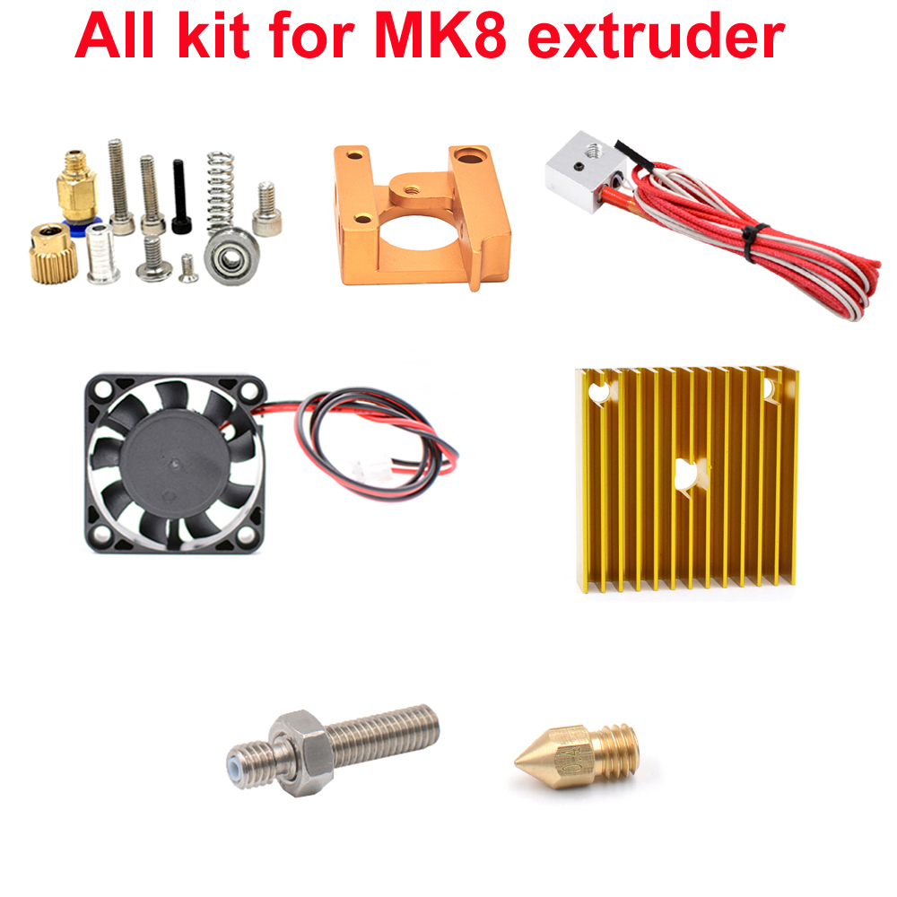Kit Ekstruder MK8 J-head Hoten - Filament 1.75 ulasan dan harga