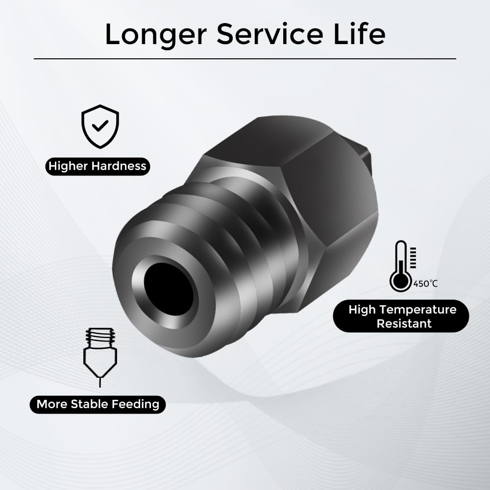 Nozel Baja Keras MK8 Resmi Cre - Hotend 0.4Mm ulasan dan harga