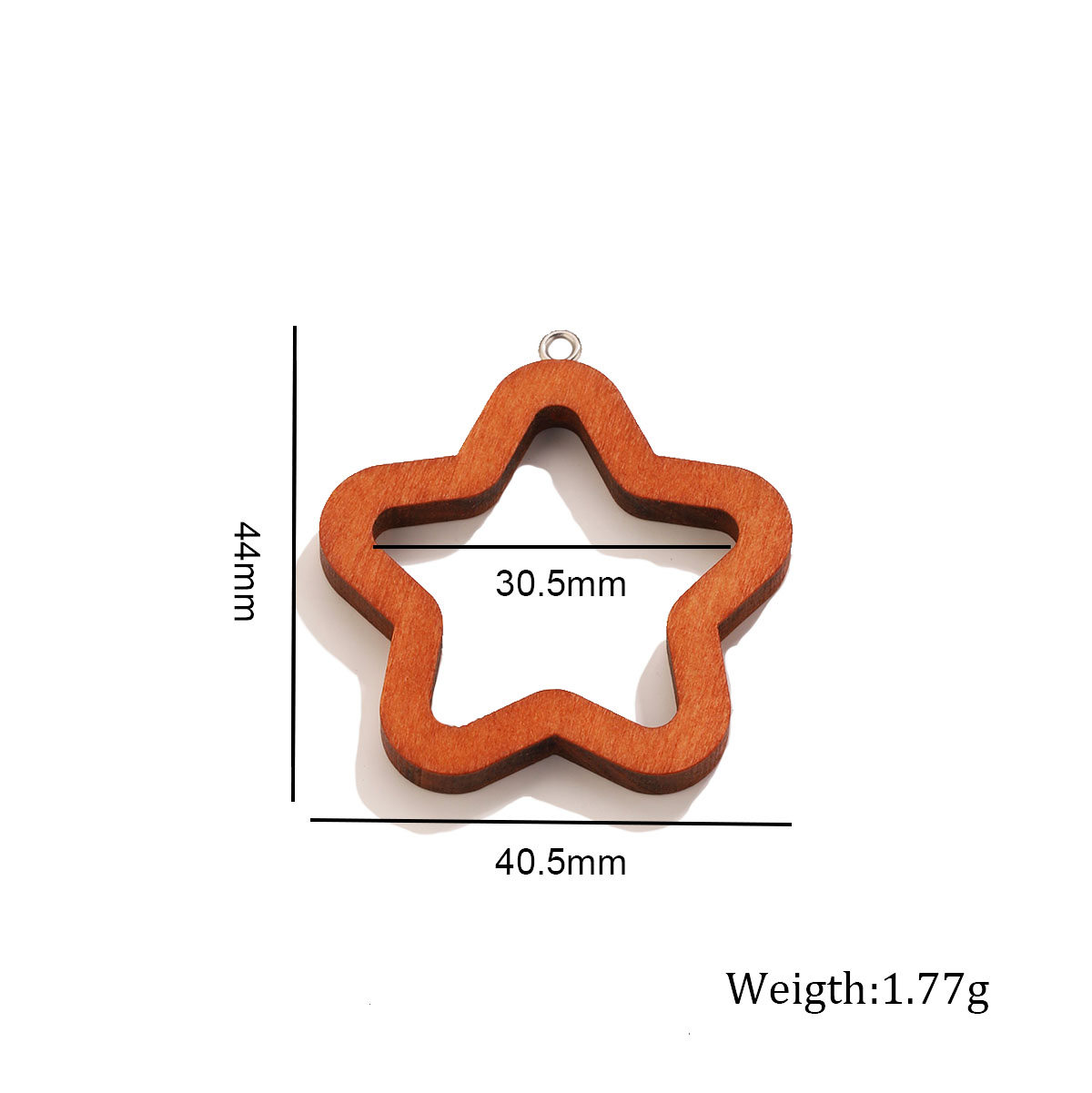 10 Buah Jimat Geometris Kayu S - Uv Resin ulasan dan harga