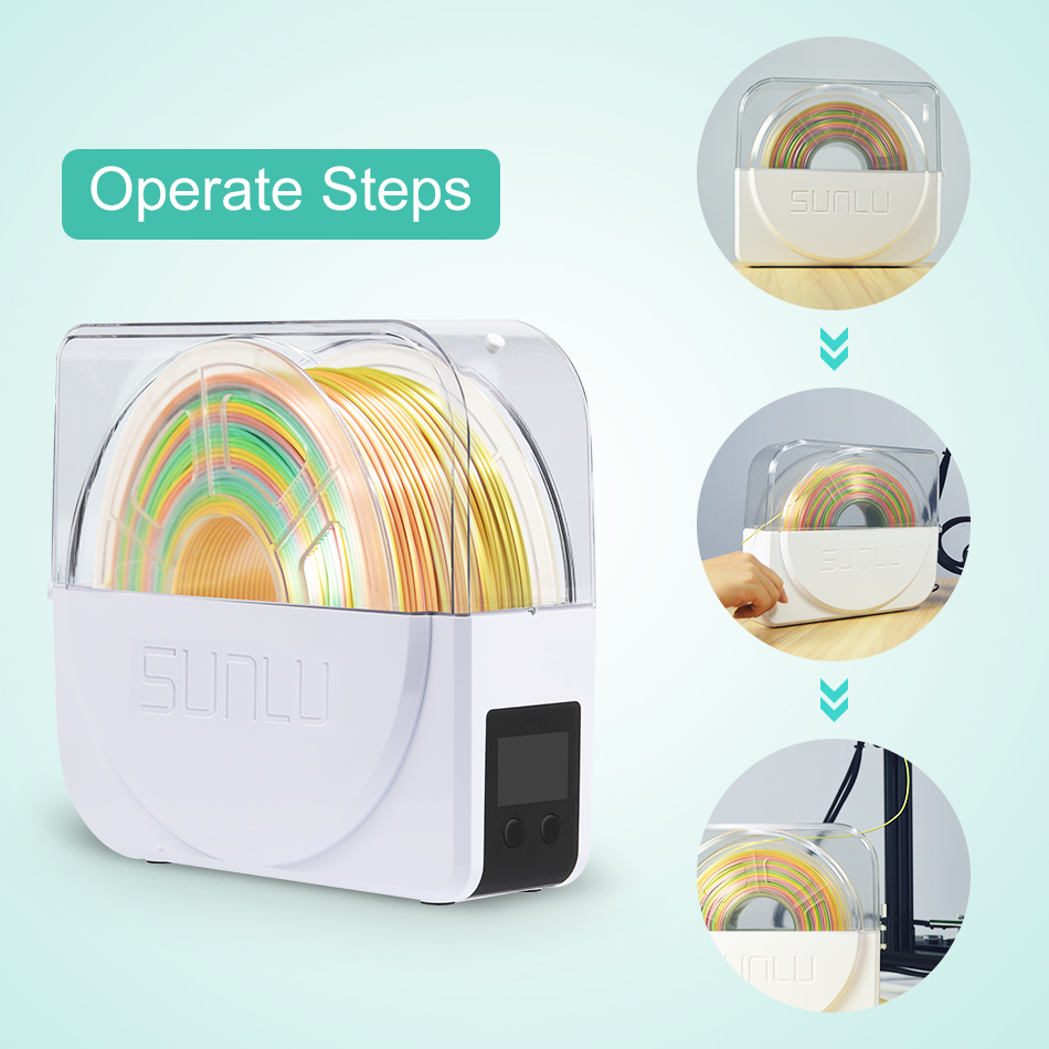 SUNLU pengering filamen S1 Plu - Enclosure 3D Printer ulasan dan harga