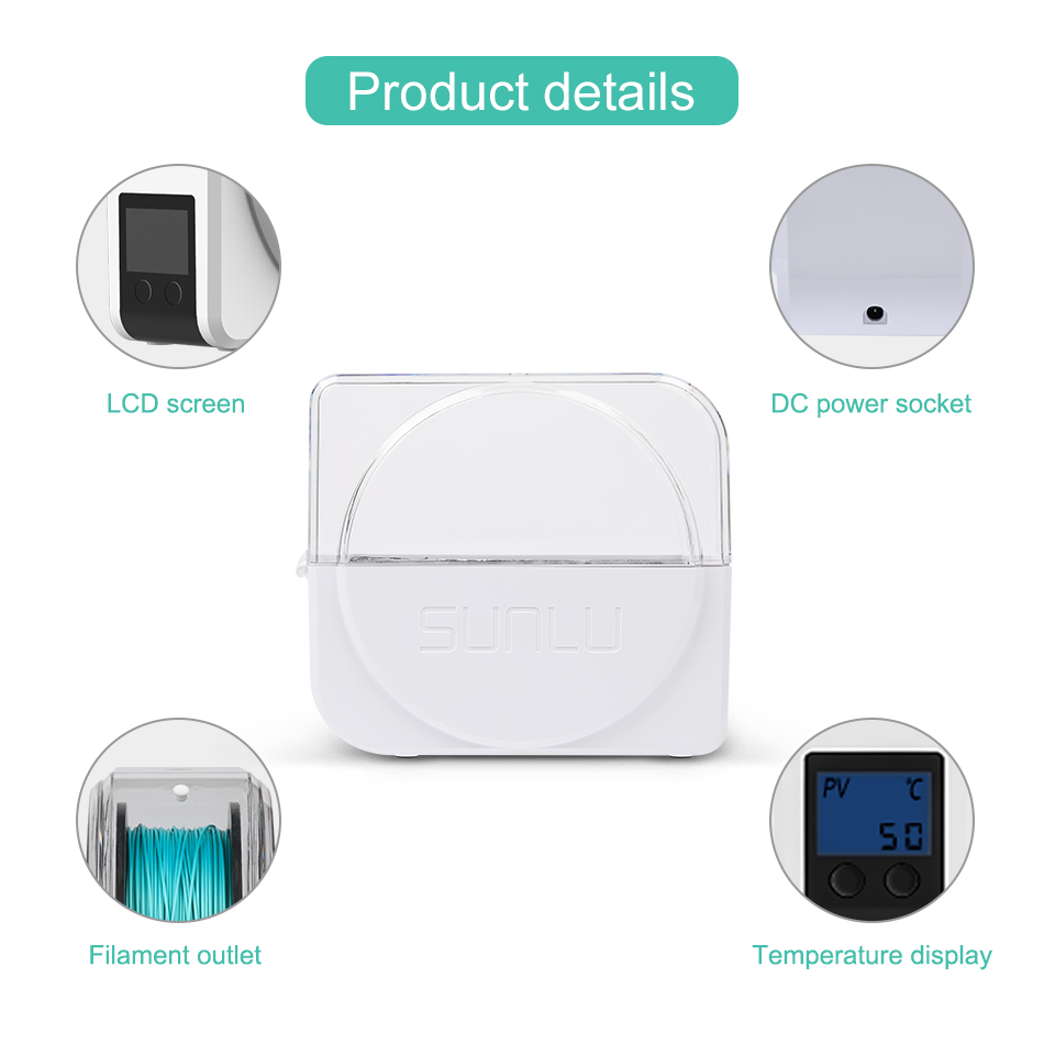 SUNLU pengering filamen S1 Plu - Enclosure 3D Printer ulasan dan harga