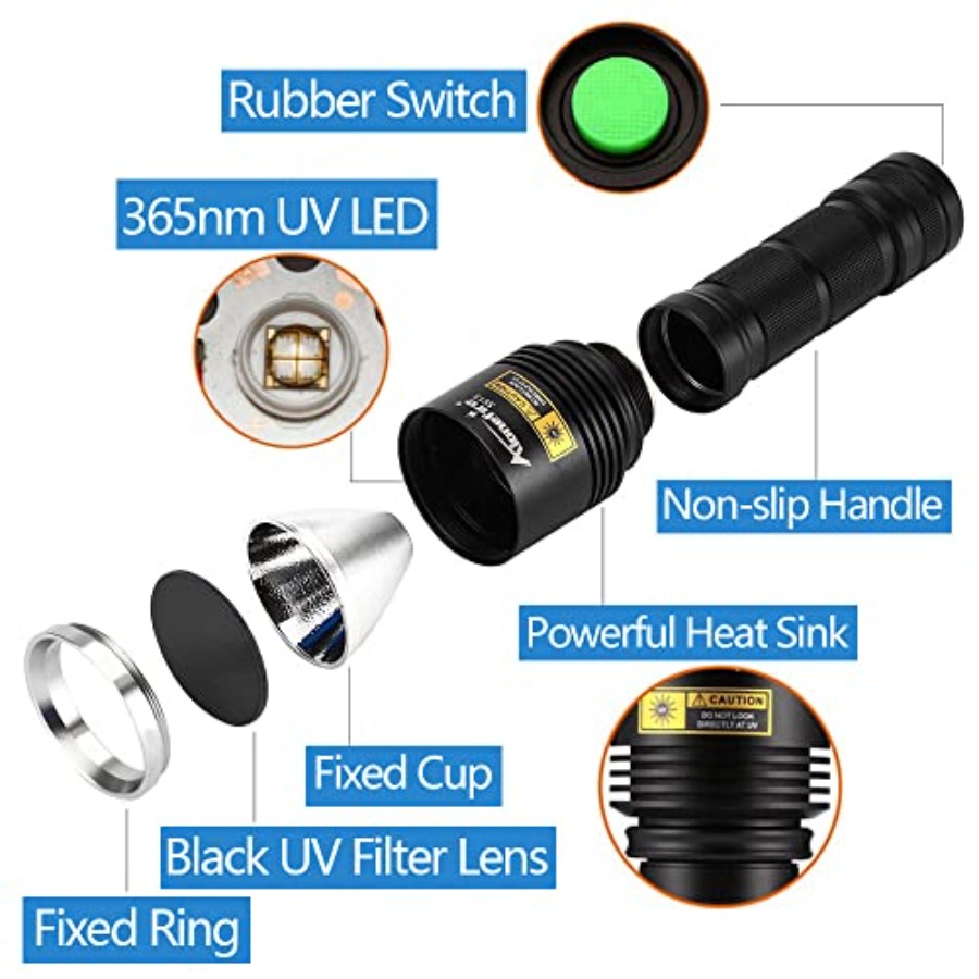 SV13 15W 365nm Senter UV Isi U - Uv Resin ulasan dan harga